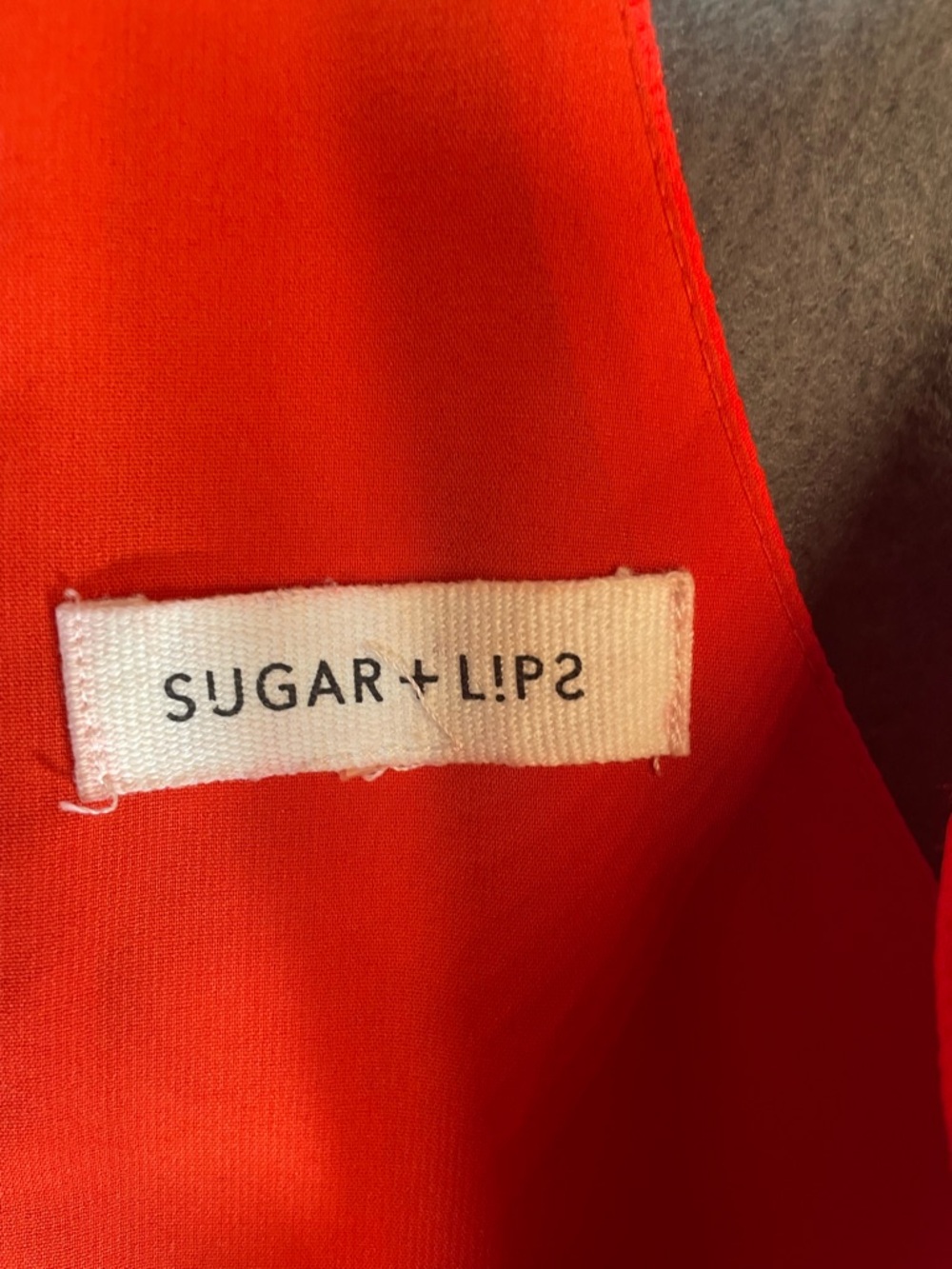 Sugarlips Red Spaghetti Strap Romper - Picture 3 of 7